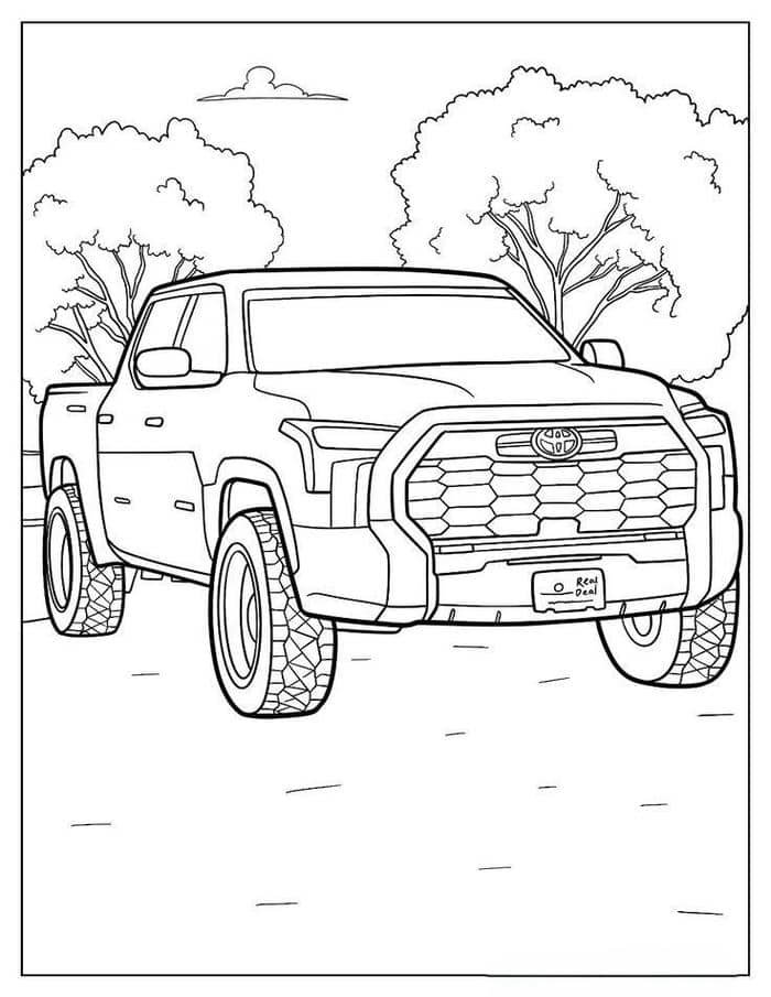 tranh tô màu ô tô (22)