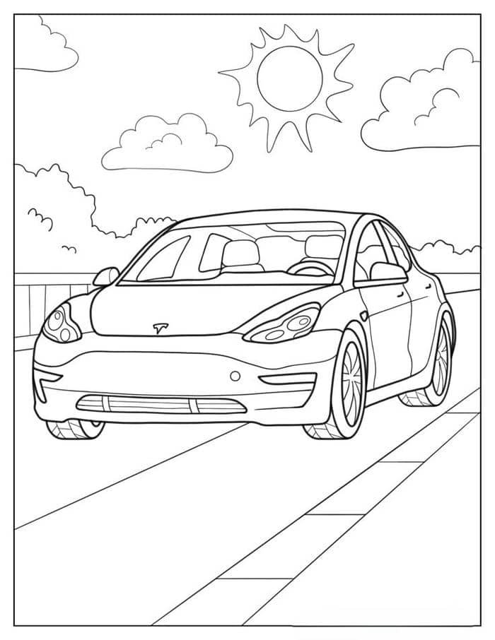tranh tô màu ô tô (28)