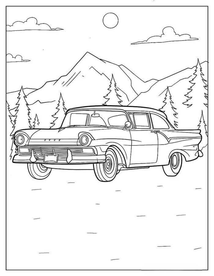 tranh tô màu ô tô (31)
