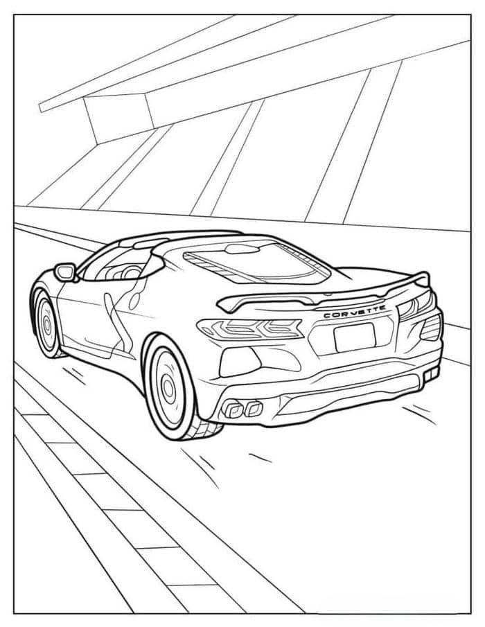 tranh tô màu ô tô (32)