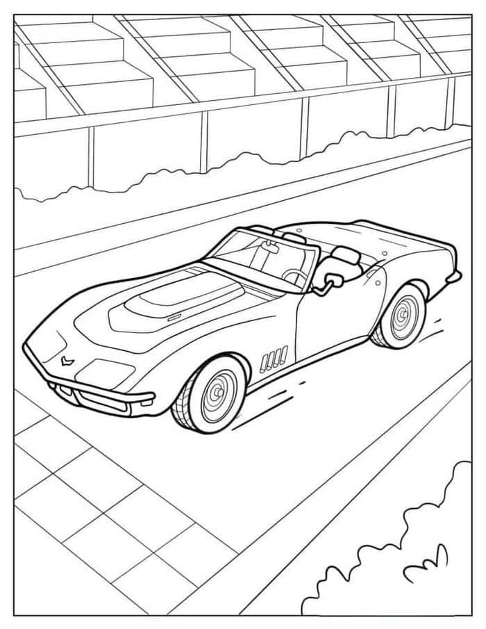 tranh tô màu ô tô (33)