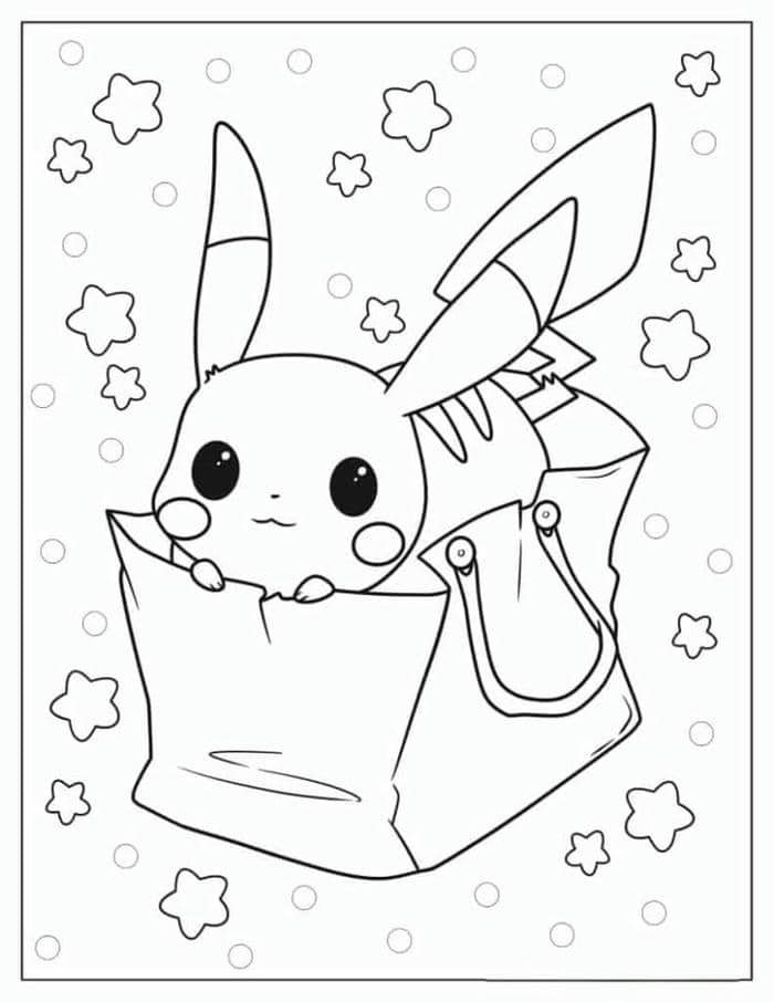 tranh tô màu pikachu (12)