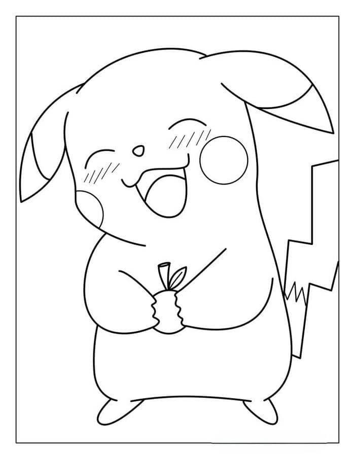 tranh tô màu pikachu (21)