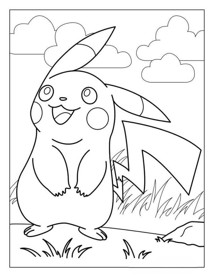 tranh tô màu pikachu (22)