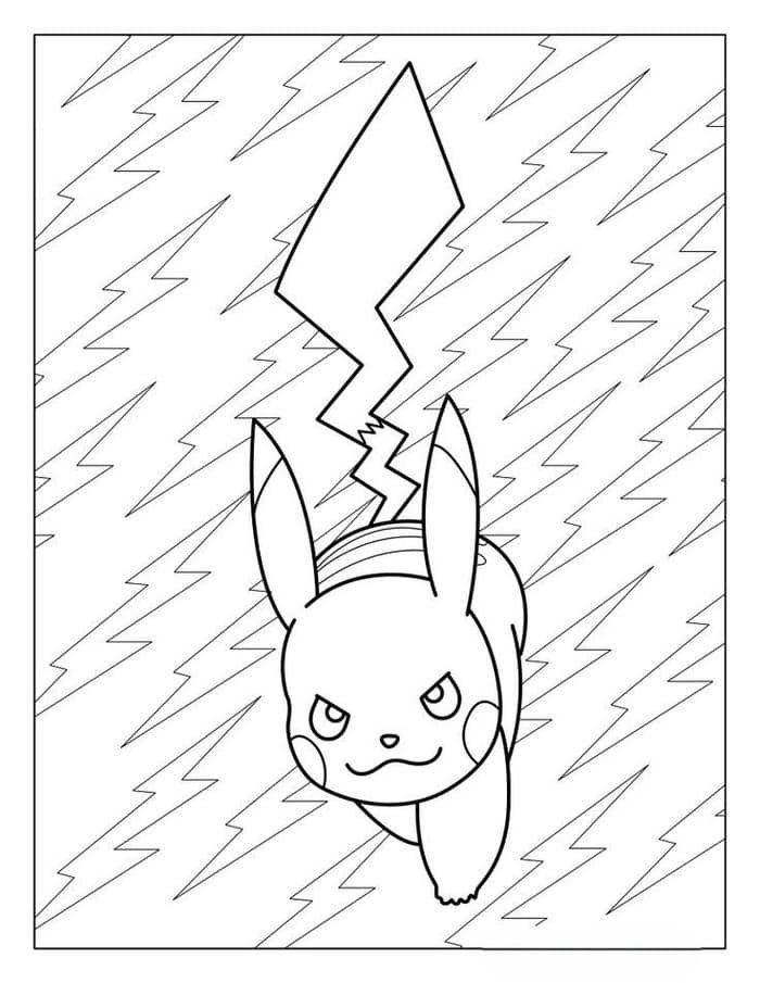 tranh tô màu pikachu (23)