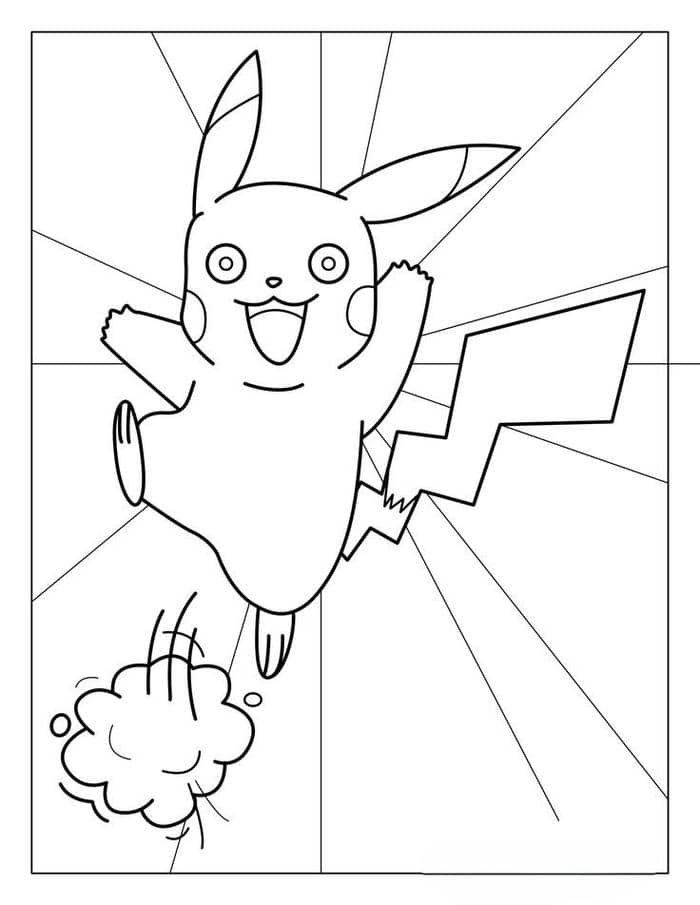 tranh tô màu pikachu (24)