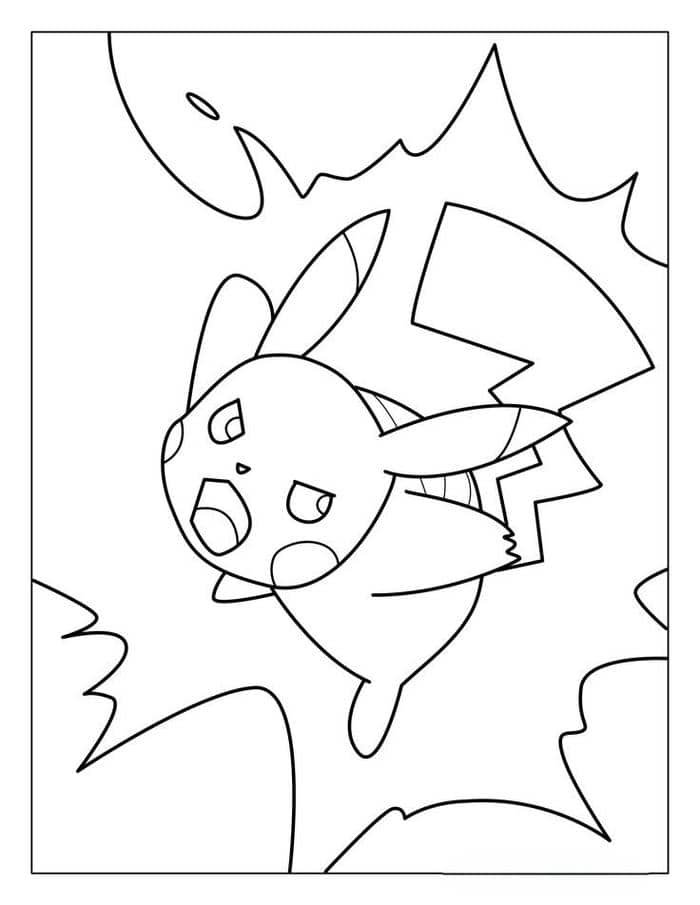 tranh tô màu pikachu (25)