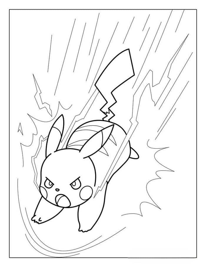 tranh tô màu pikachu (30)